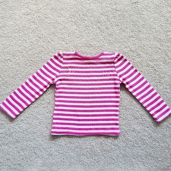 Lot 2 of Baby Girl Long Sleeve Shirts Size 6-12 Months - Picture 4 of 16